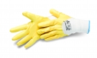 Handschoen met 3/4 nitril coating geel 8"