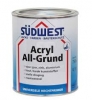 Südwest Acryl Allgrund 7001 grijs 375 ml.