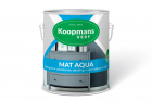 Koopmans Mat Aqua kleur uit wit/p 2½ ltr.