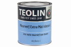 Teolin Muurverf Extra Mat 1 ltr basis 1/ Wit